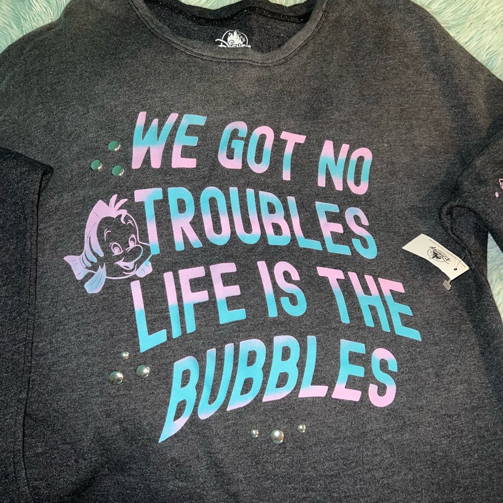 Disney Parks Little Mermaid Sweatshirt size Medium